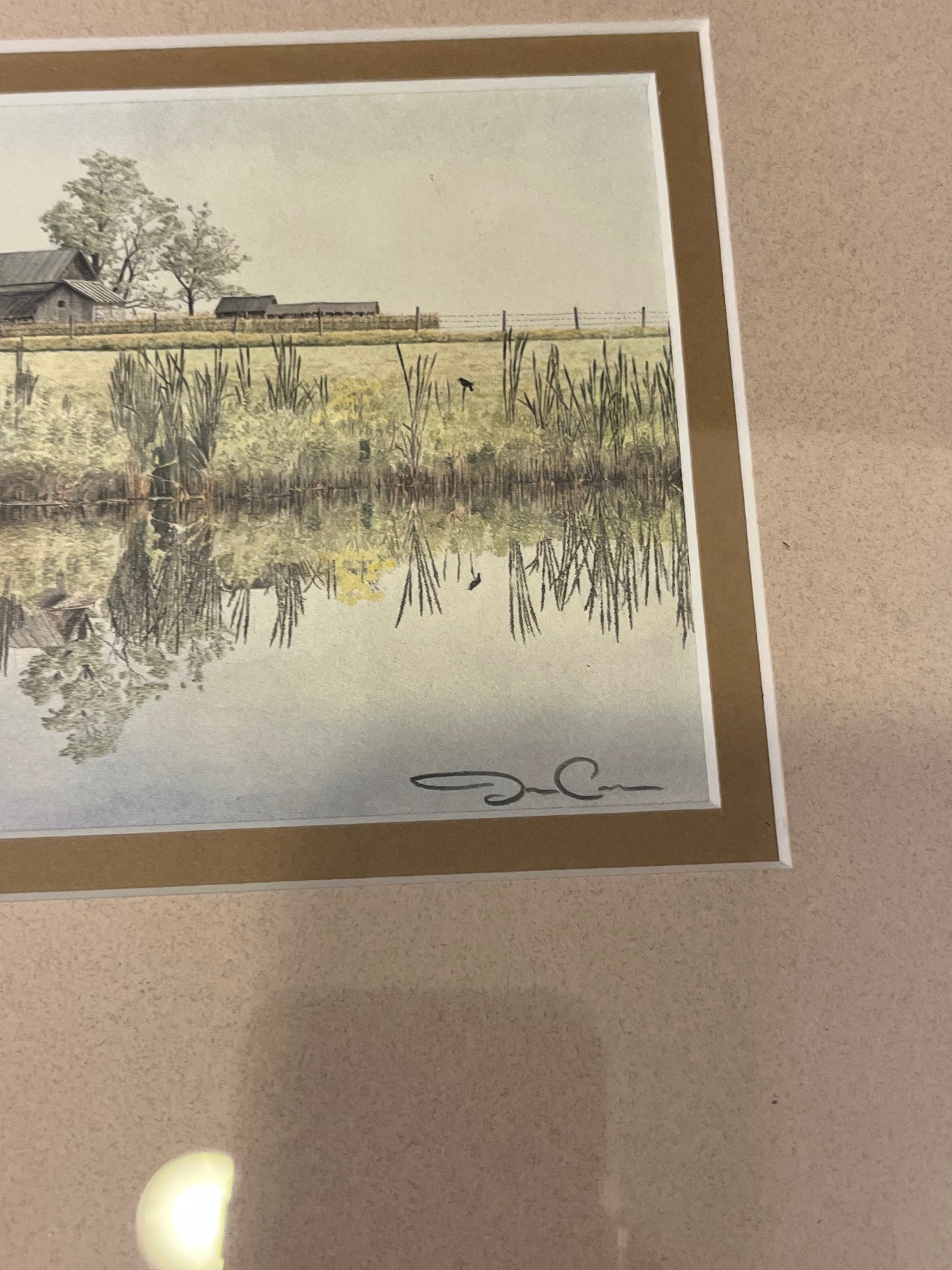 Heartland Reflections by Jon Crane Framed Print