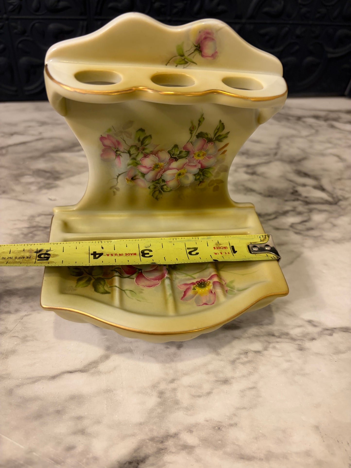Nippon Porcelain Brush Soap Holder