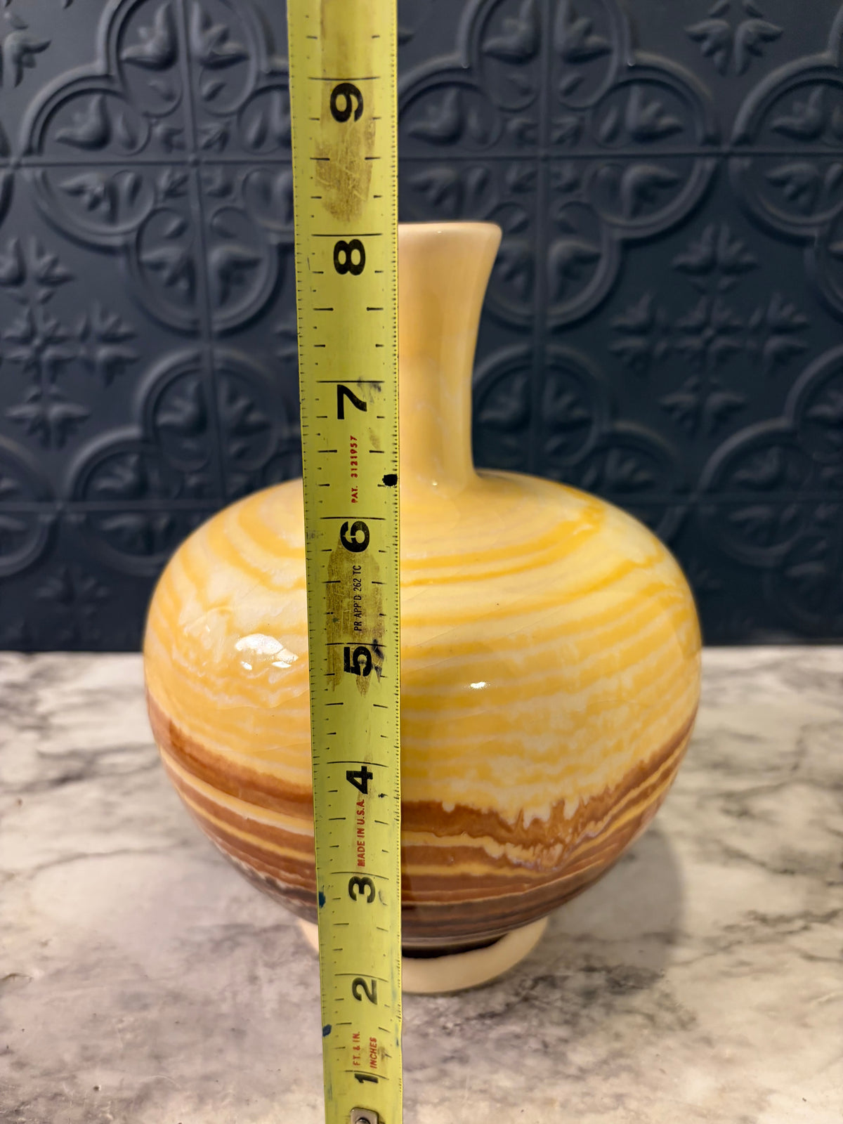 Haeger Yellow tones Vase