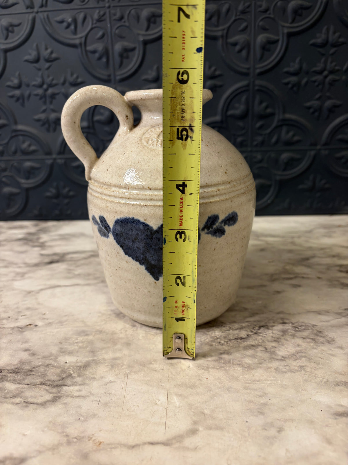 Pinewood Valle Pottery Jug with Heart