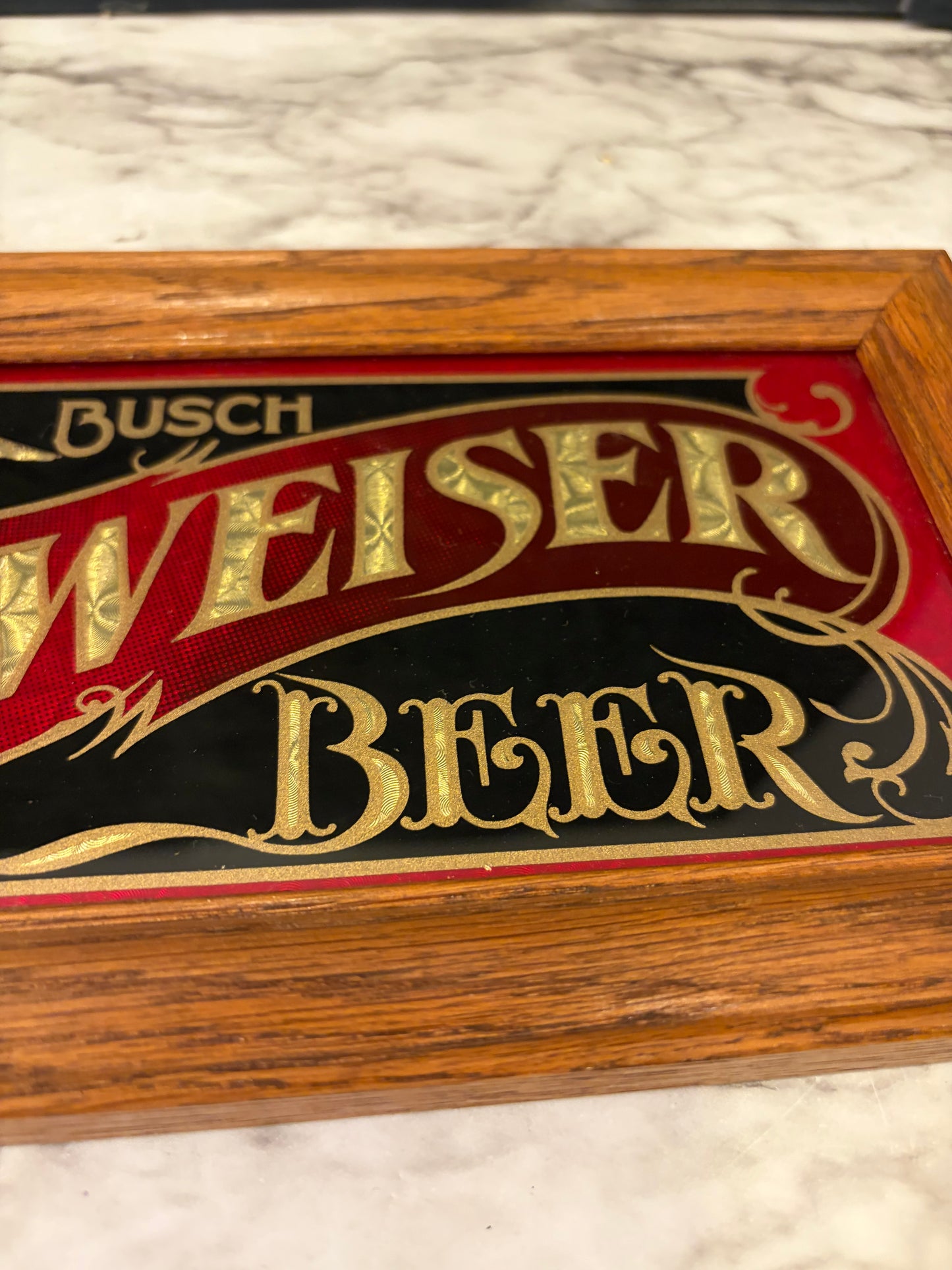 Vintage Budwiser Mirror Wall hanging