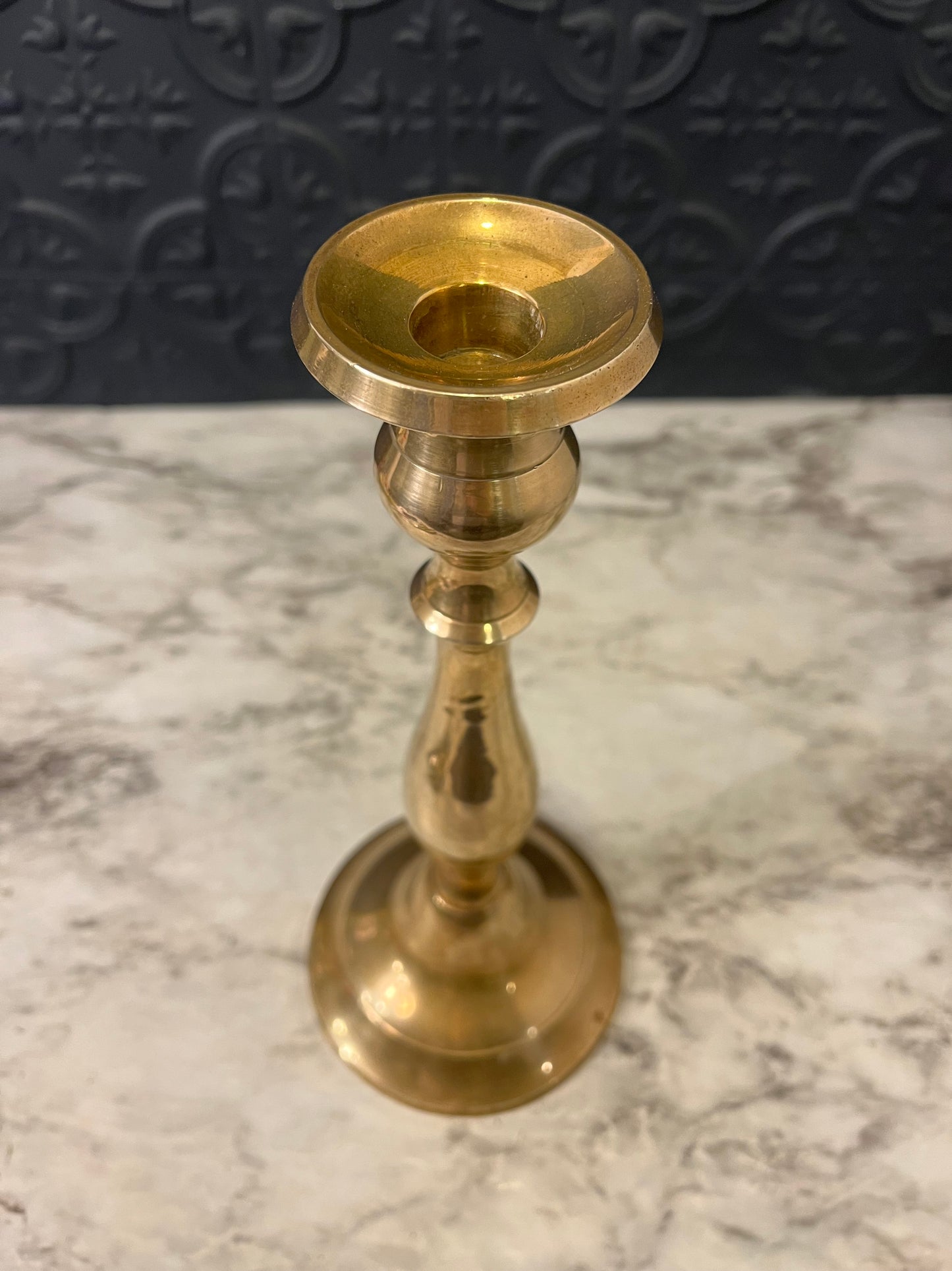 Brass Candle Holder 10.25