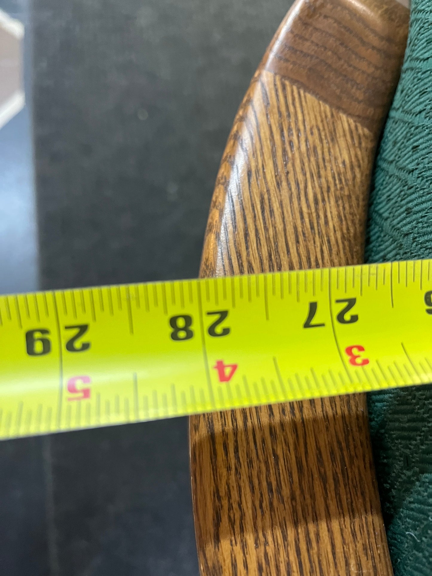 Green Rolling Chair with Cane