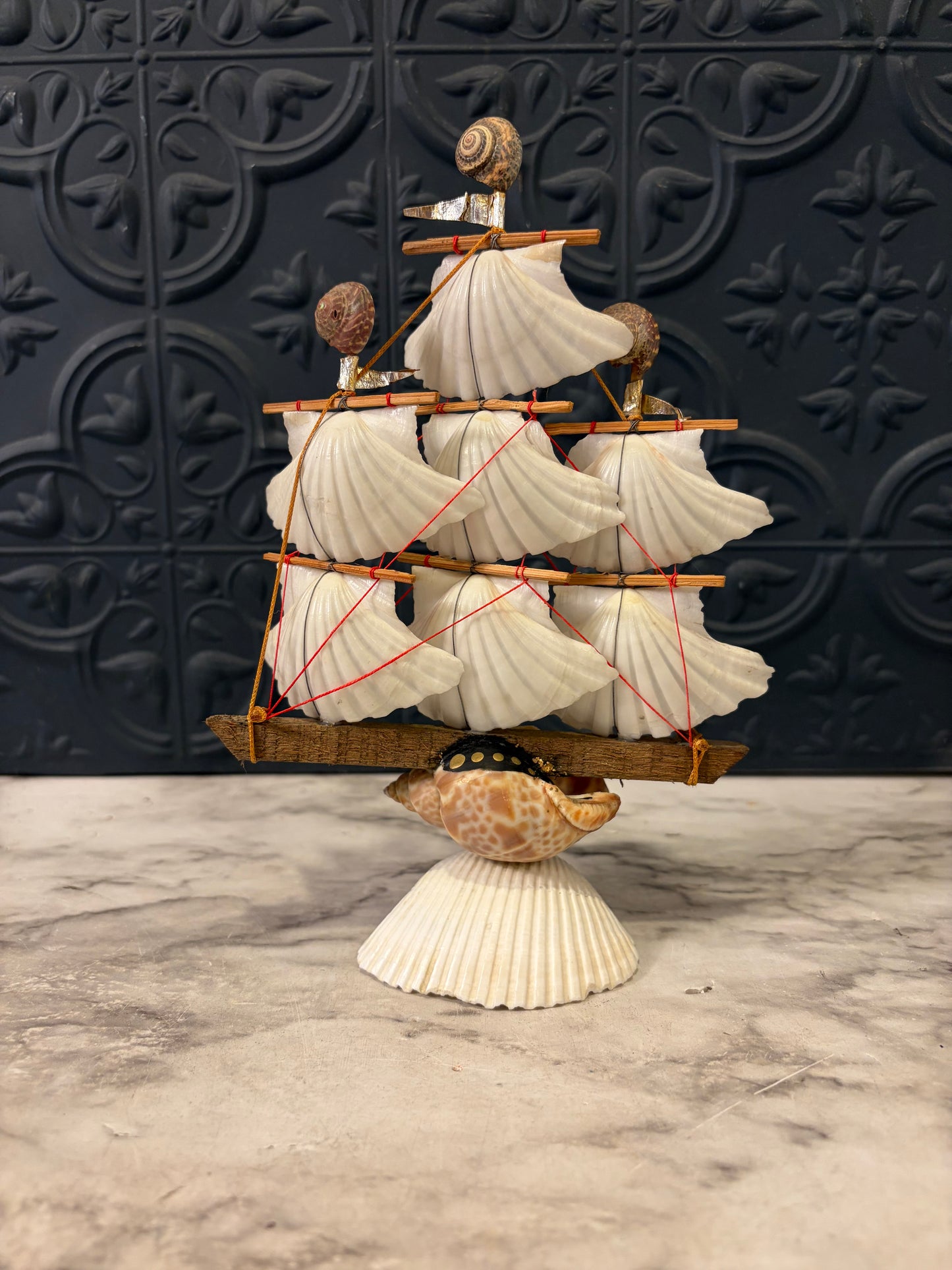 Small Ship made of Shells