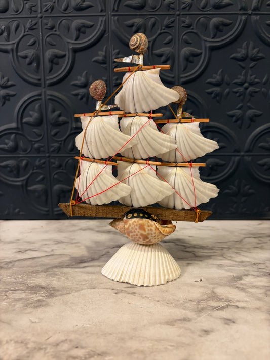 Small Ship made of Shells