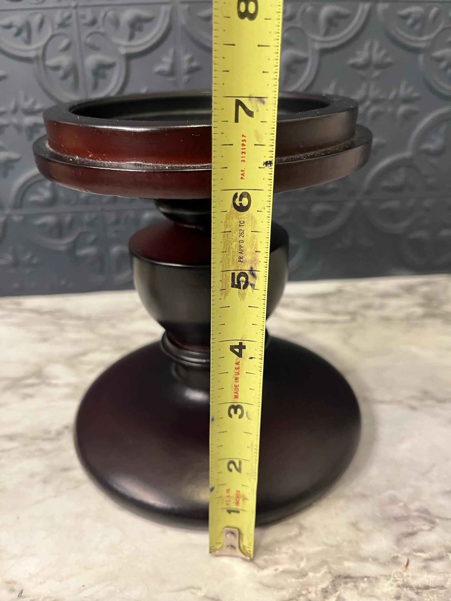 Chunky Black Pillar Pedestal