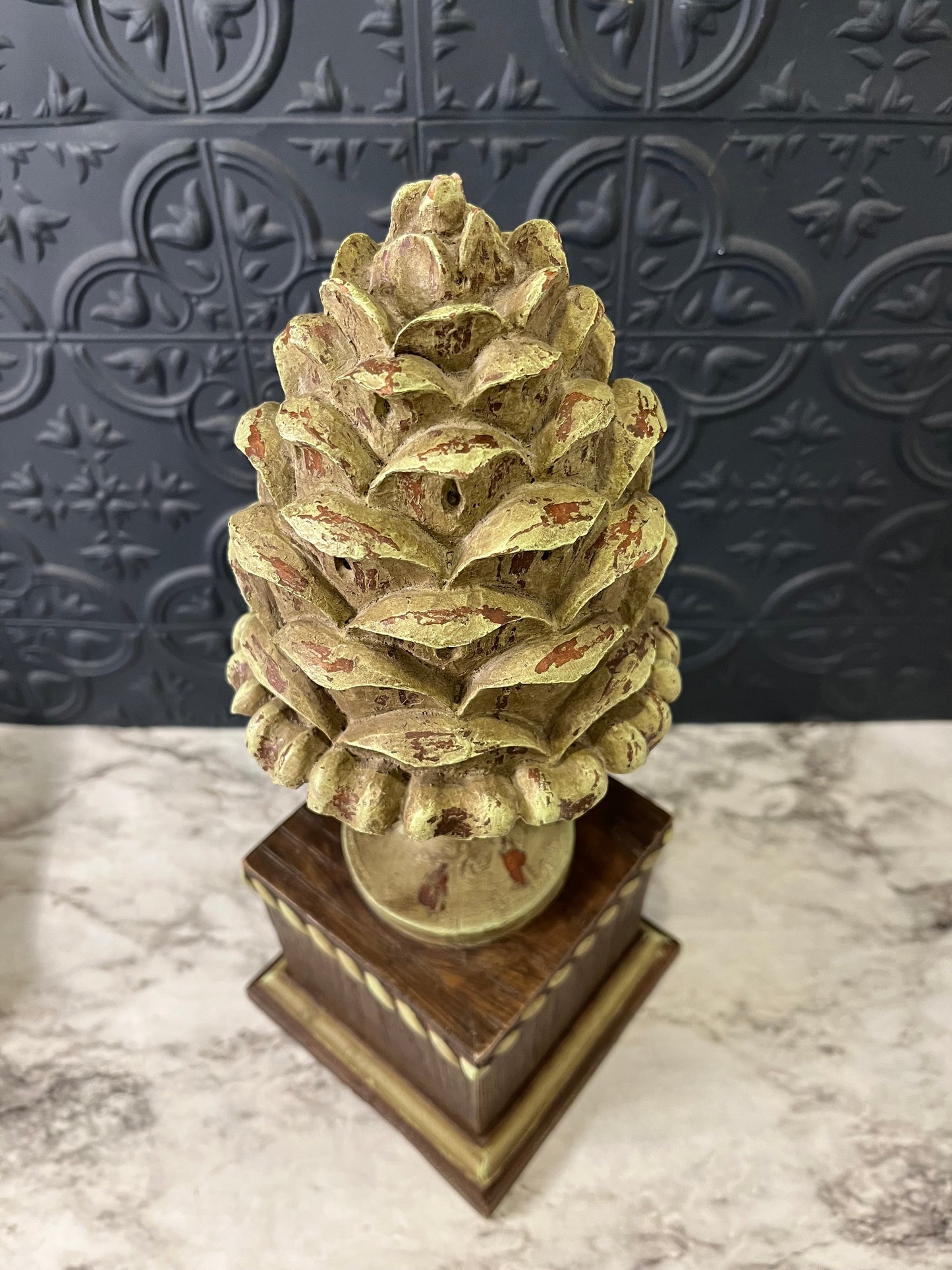 Decorative Green Pineapple Finial
