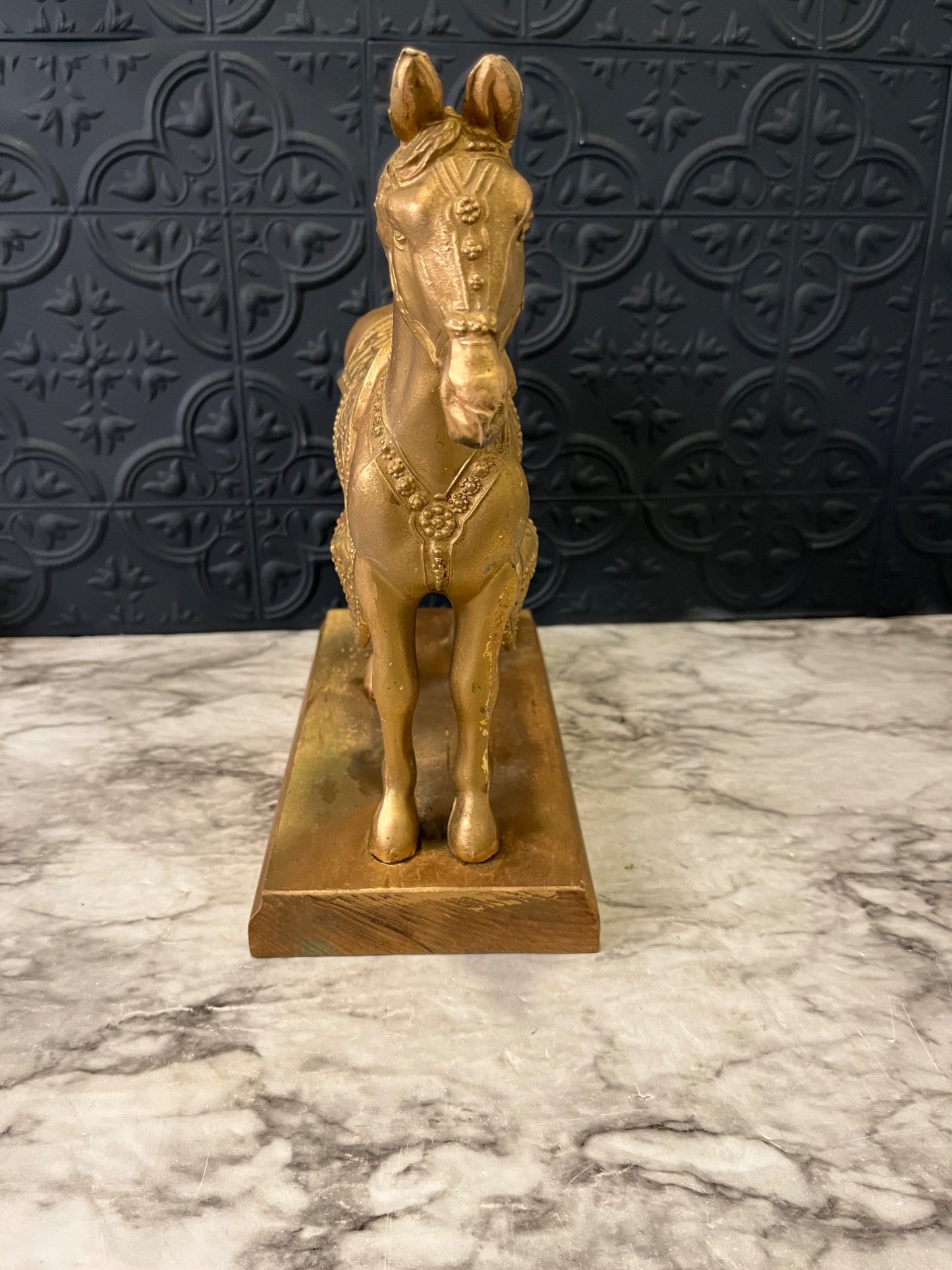 Gold Horse Statue