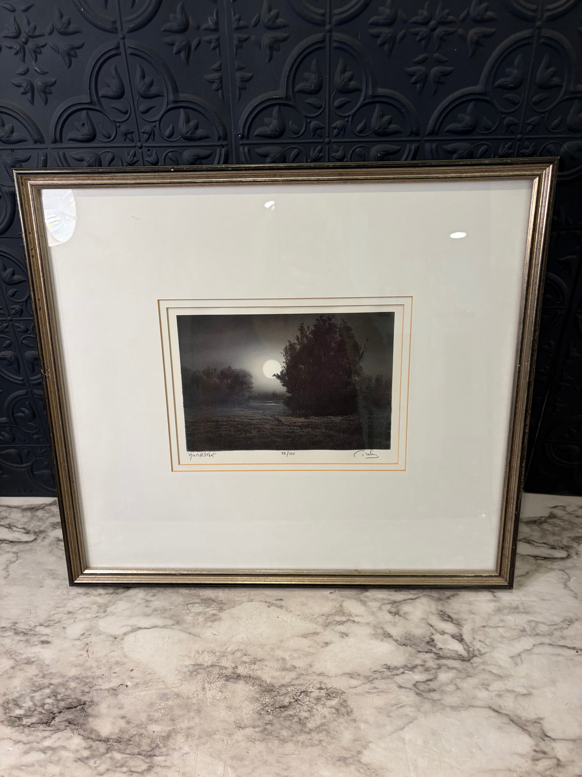 Black and White Photo Print numbered titled Milchester