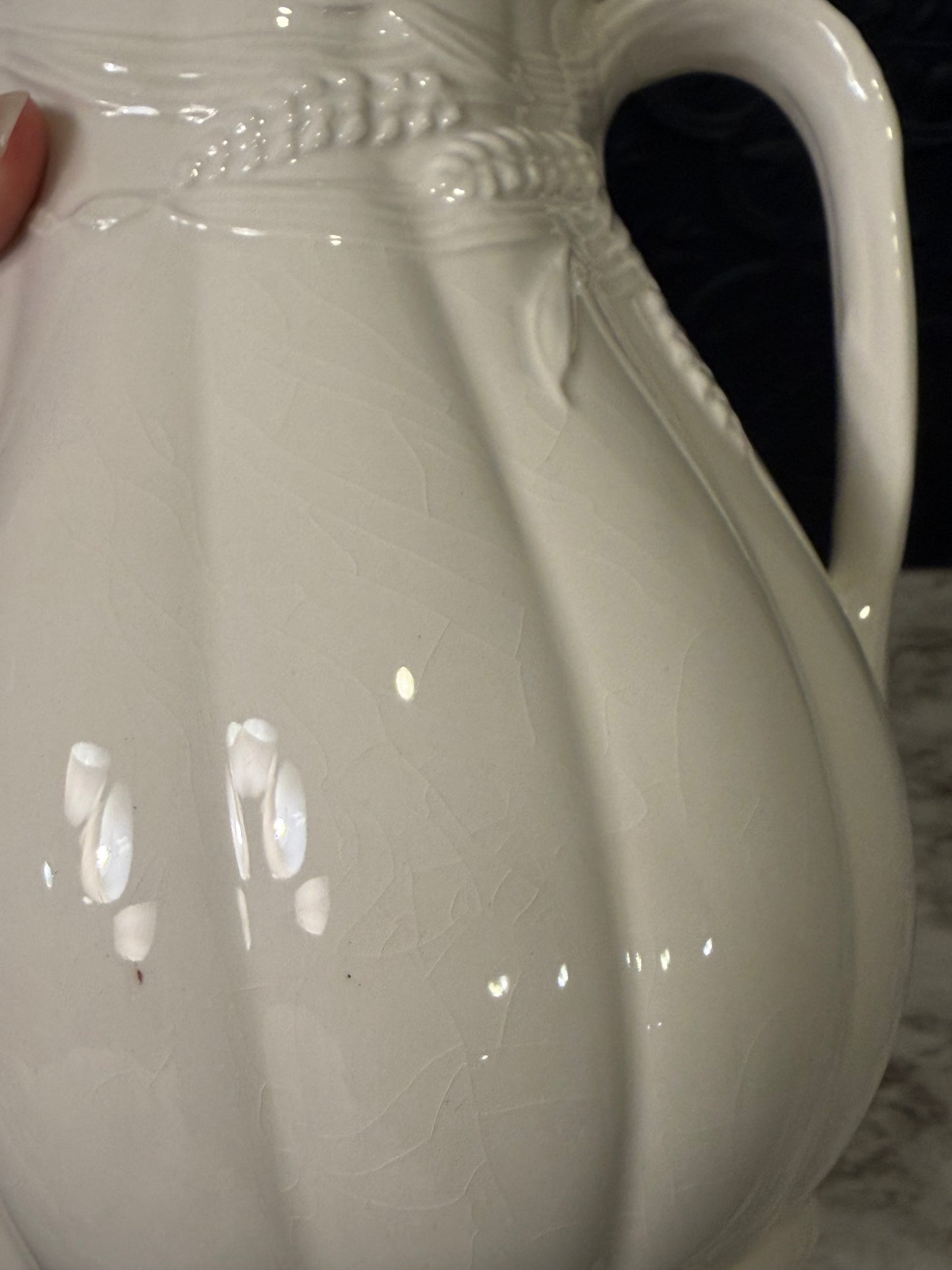 Royal Crownford Stoneware Pitcher