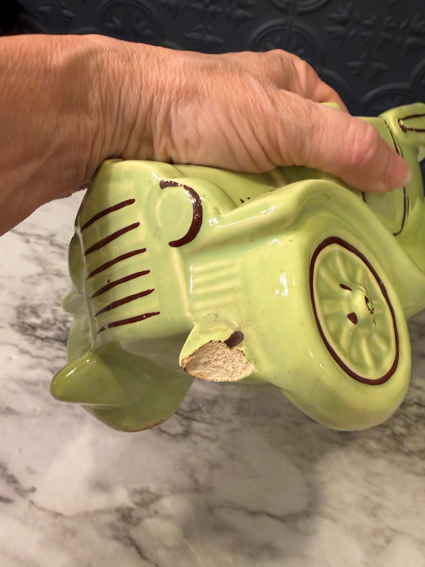 Green Convertible Planter AS IS