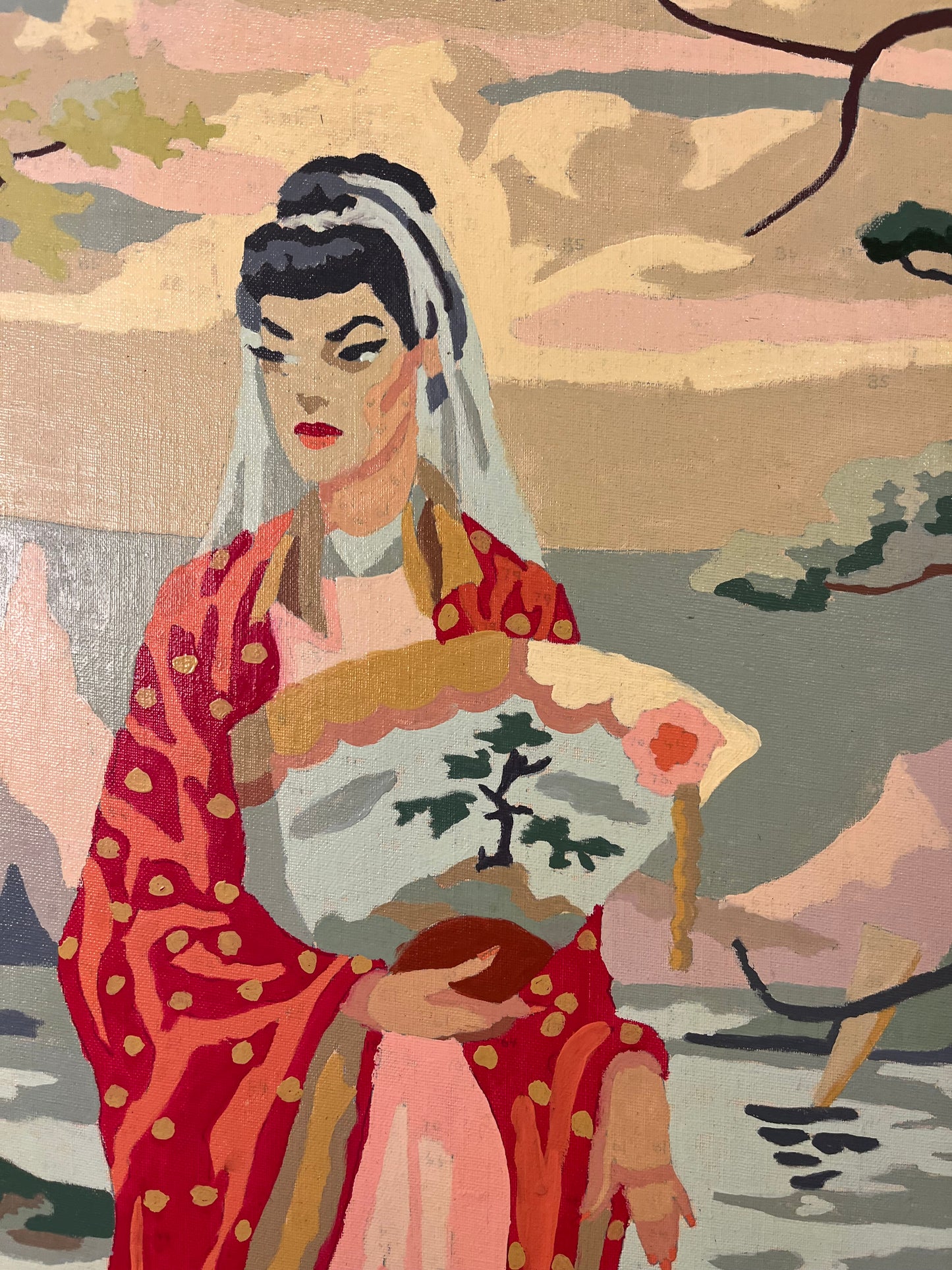 Oriental Princess Paint by Number