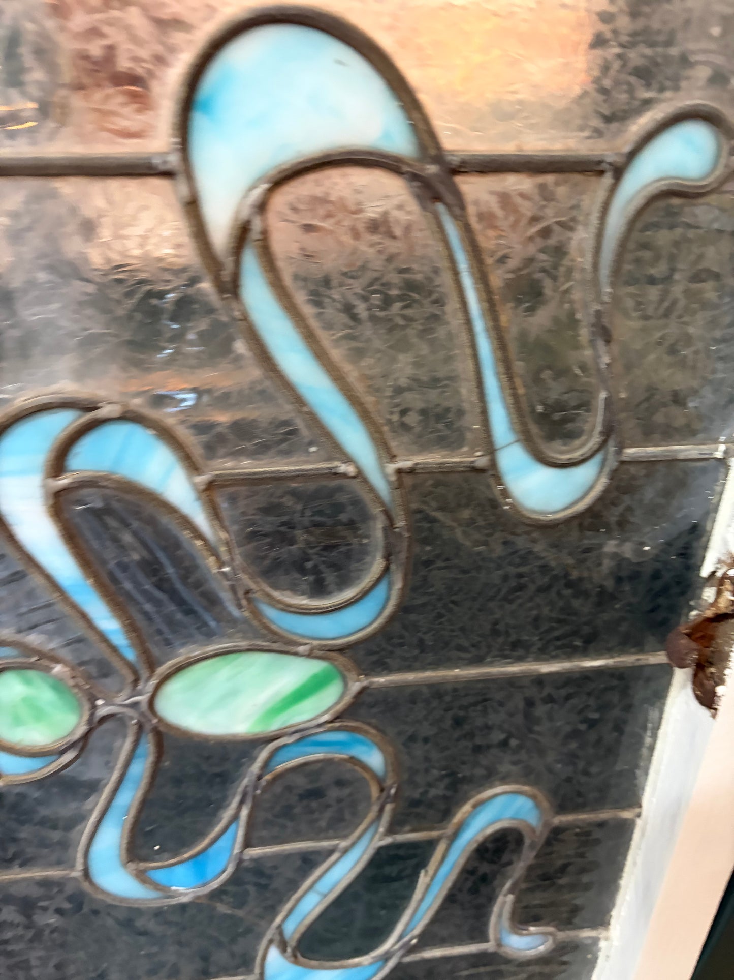 Leaded Stained Glass Panel