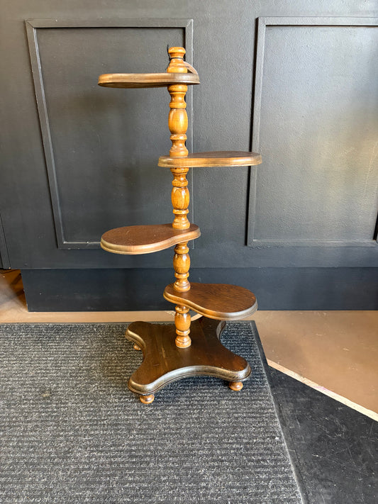 Mid Century Four Paddle Plant Stand