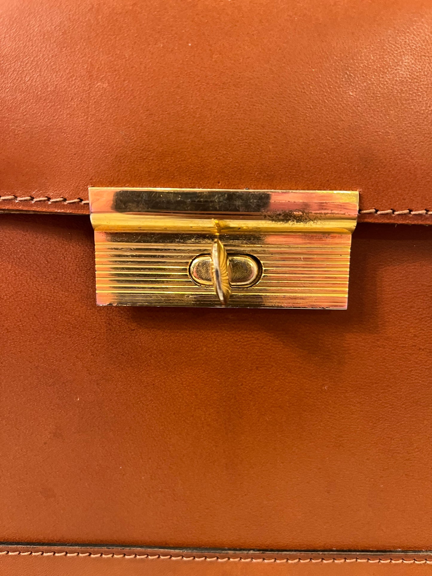 Neusteters Brown Leather Handbag