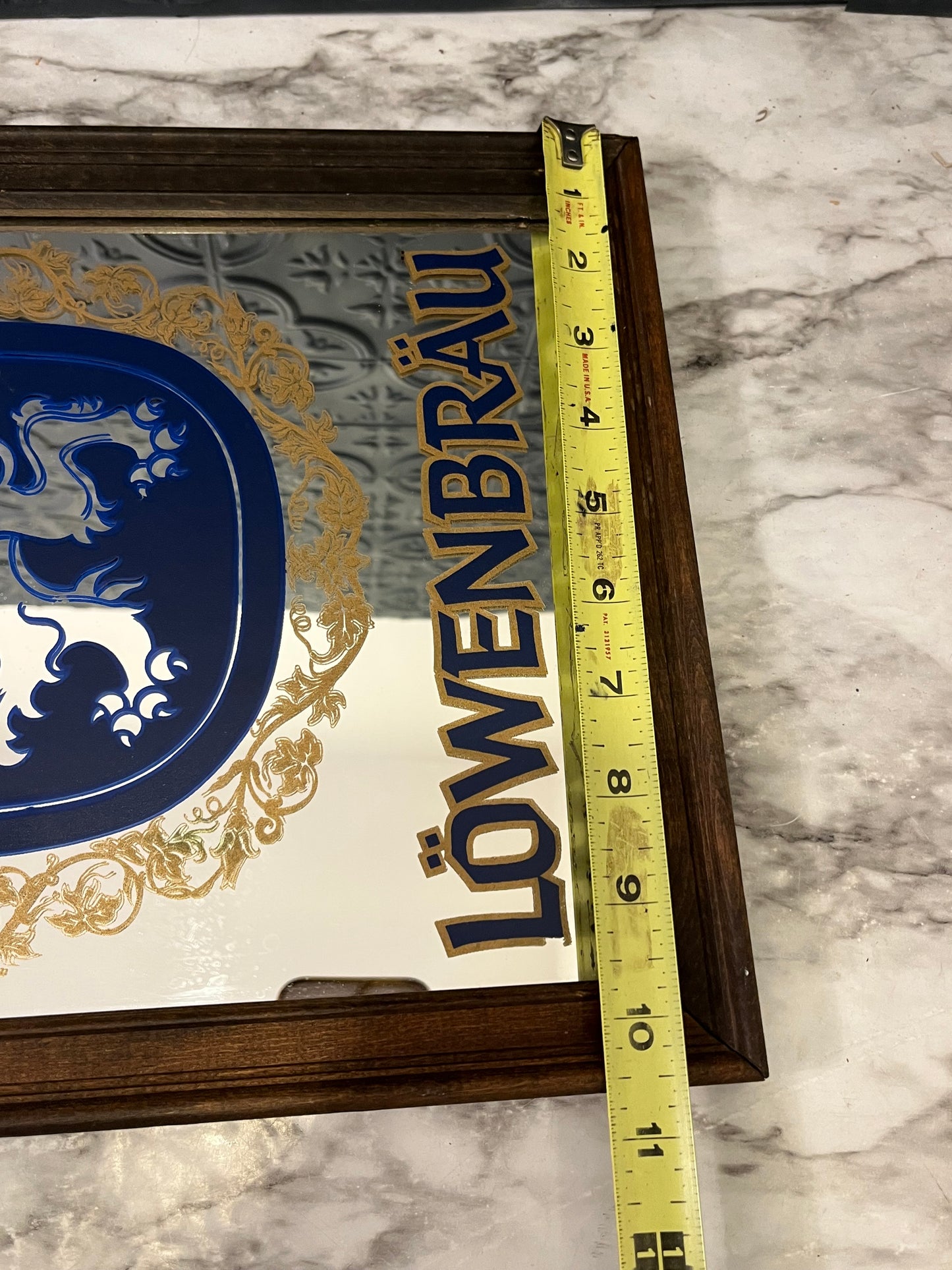 Lowenbrau Mirror Sign