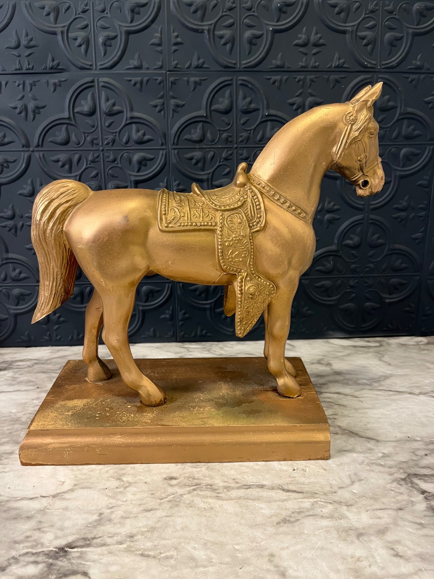 Gold Horse Statue