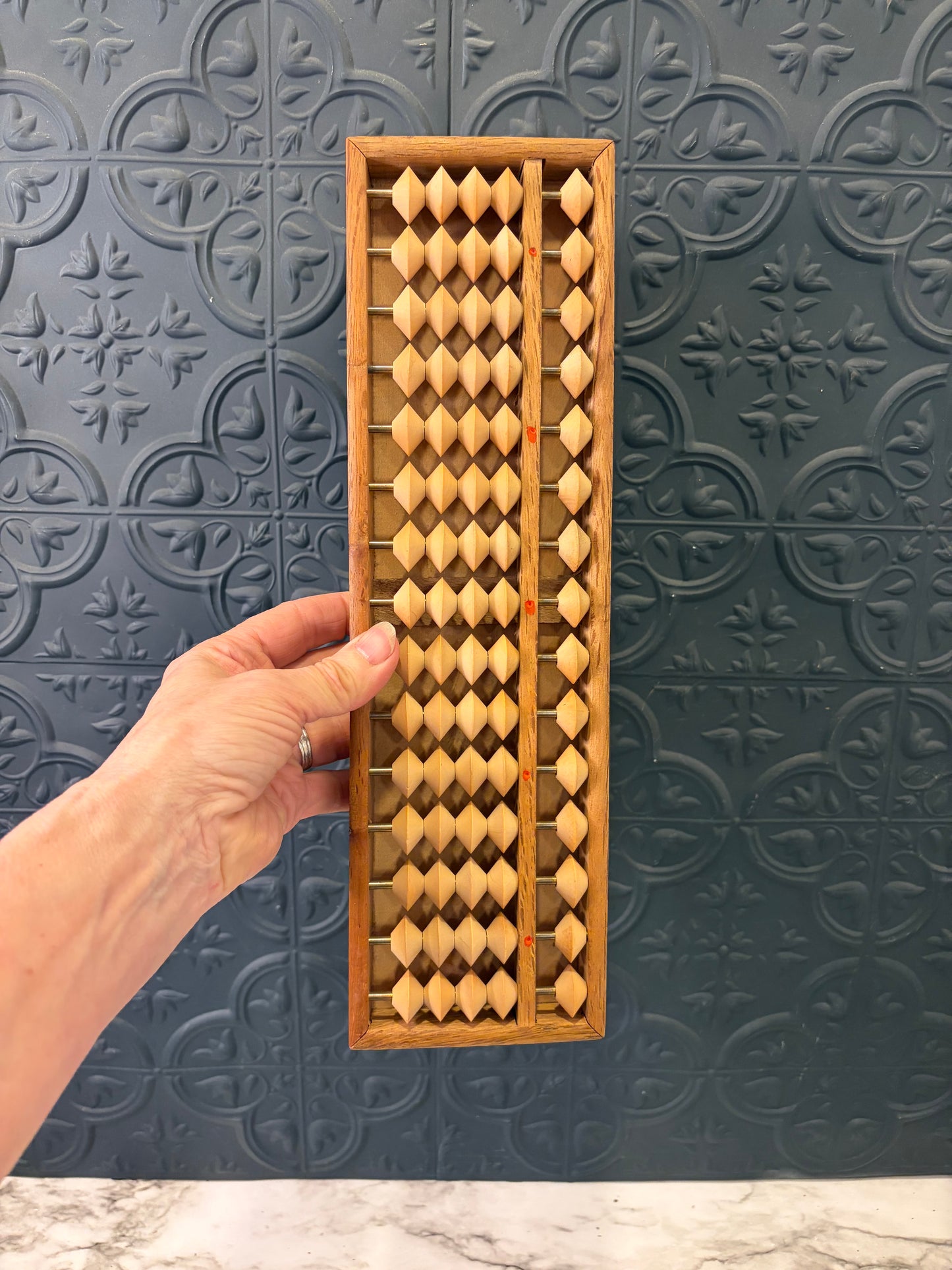 Wood Abacus 13" L