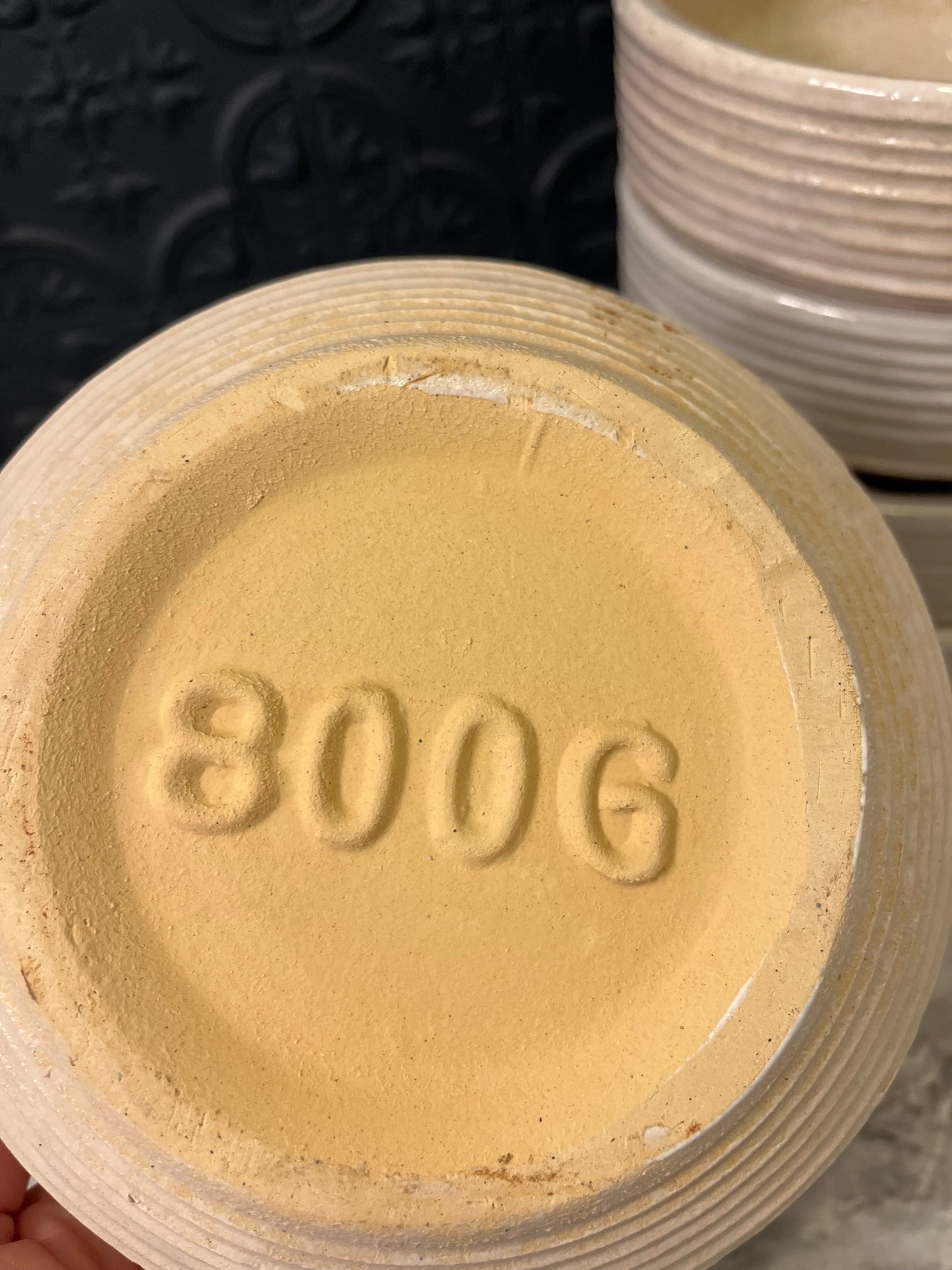 Ribbed Stoneware Bowl each