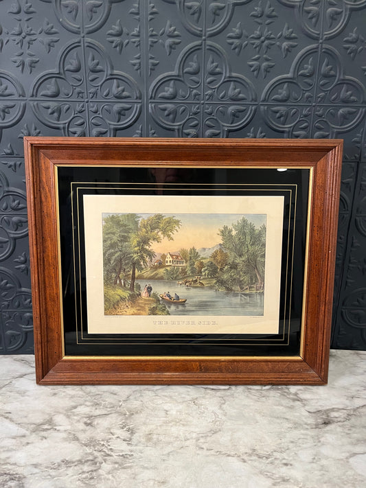 The Riverside Print Framed