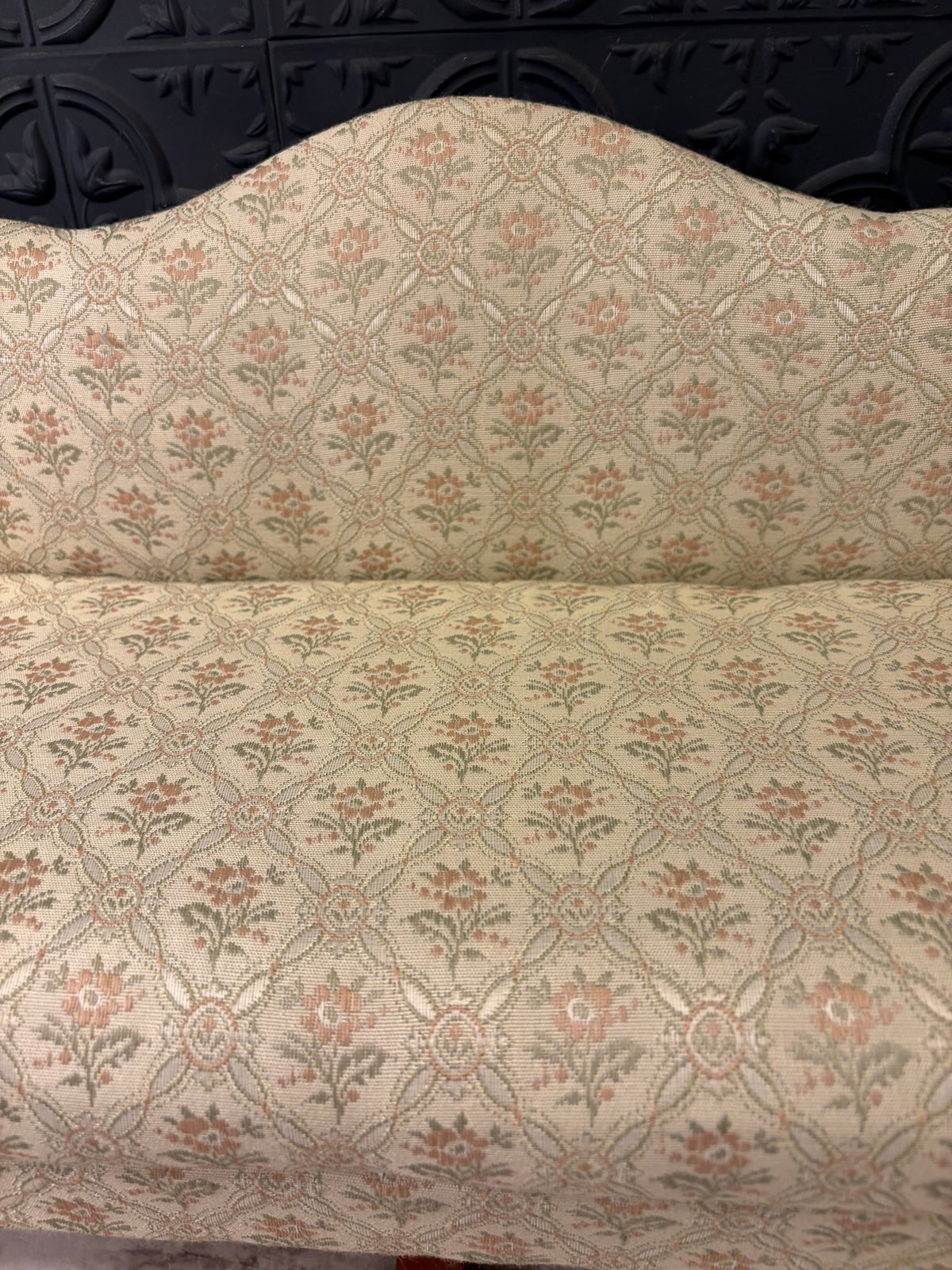 Vintage Doll Cream Floral Sofa