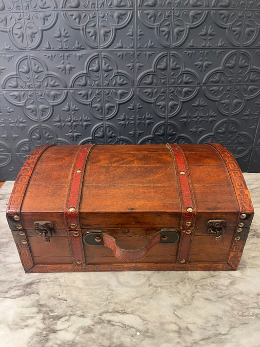 Wood Chest 14" treasure box