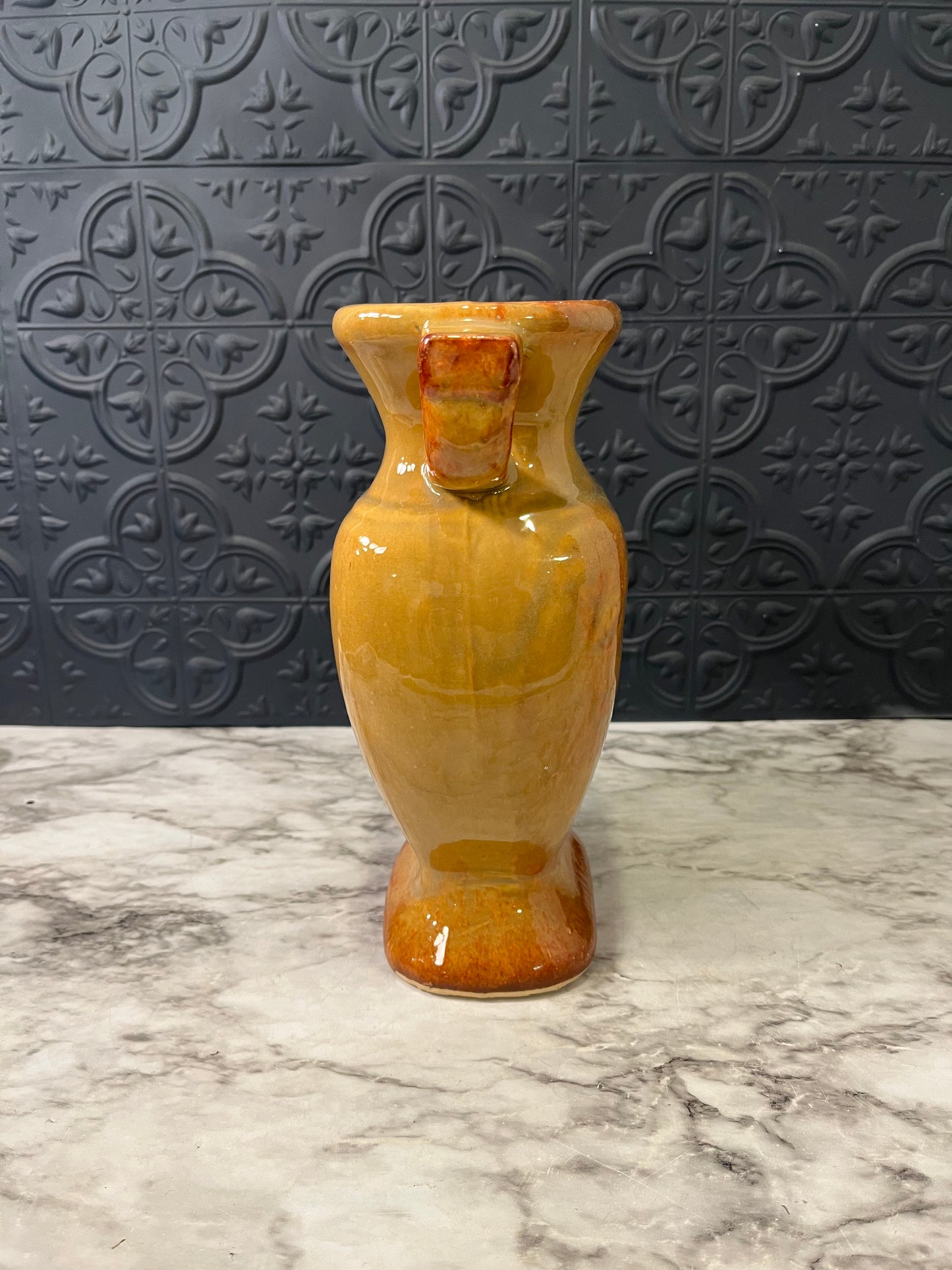 Orange Trophy Vase