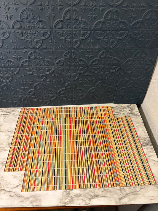 Multi Color Placemats set of 2