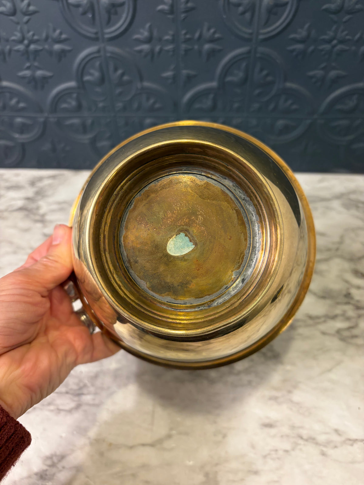 3.25 Brass Pedestal Bowl
