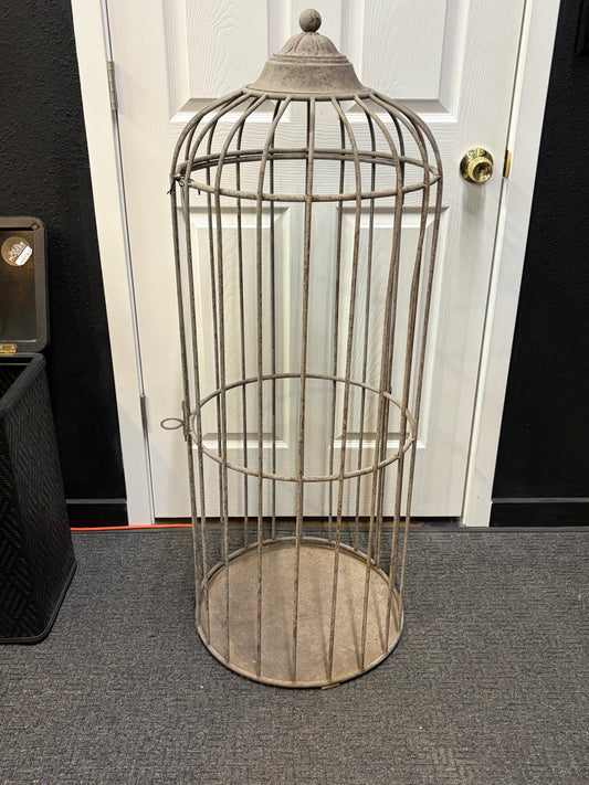 Outdoor Metal Birdcage Decor