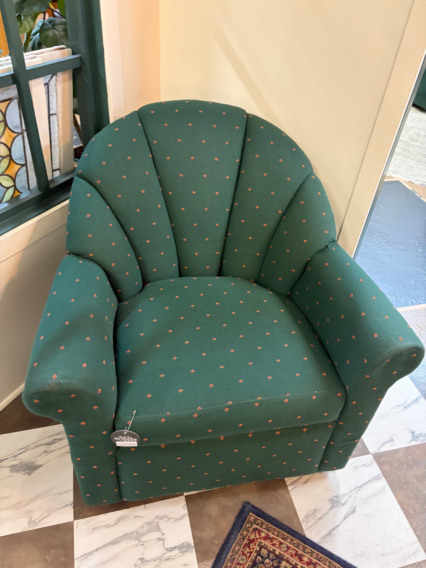 Green Lazyboy Swivel Chair