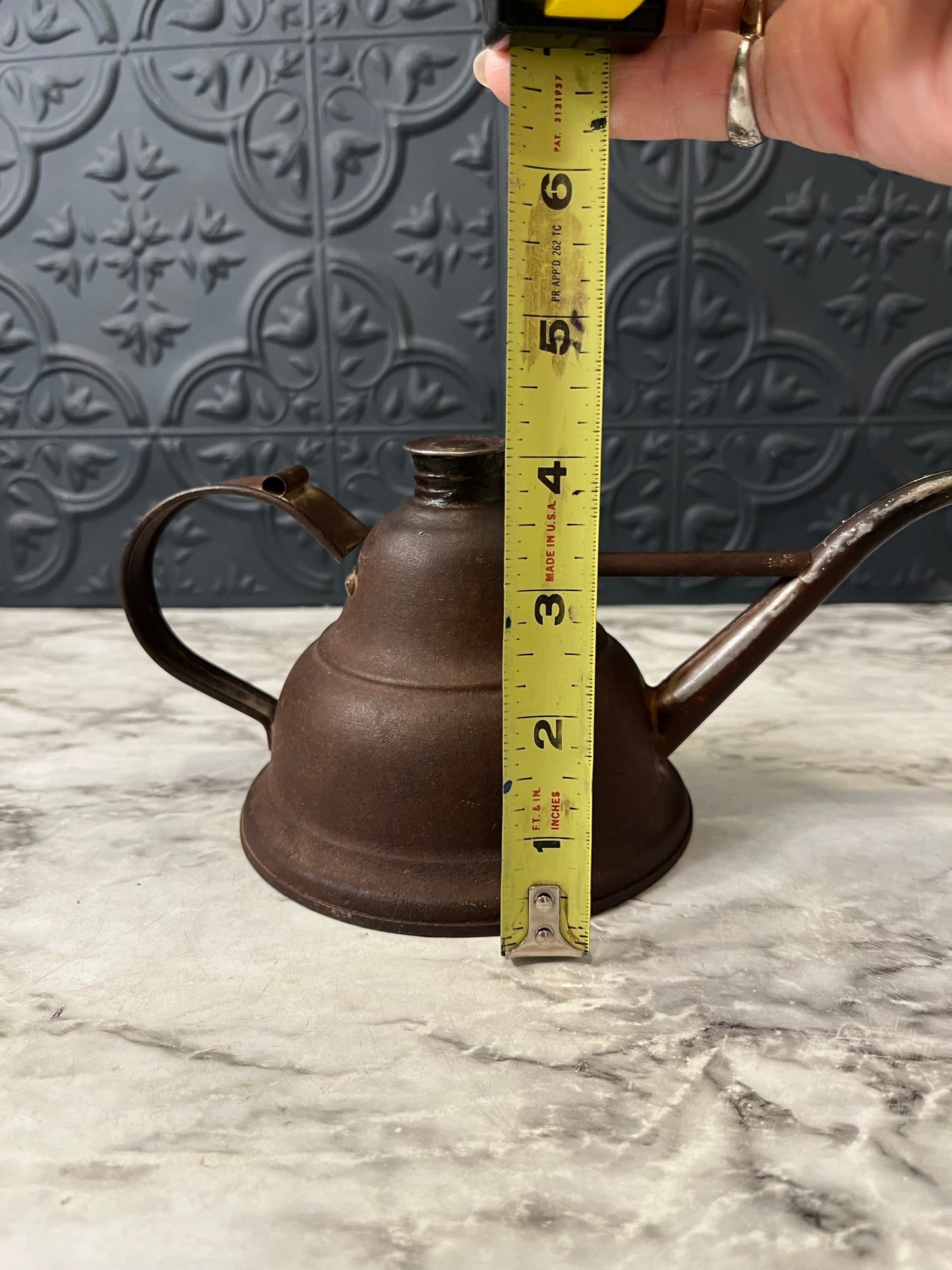 Vintage Copper Oil Can