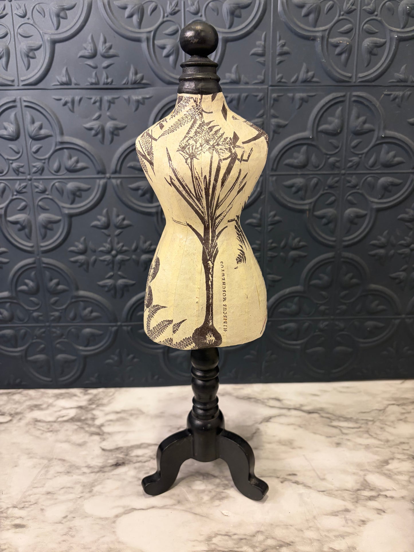 Small Mache Dress Form