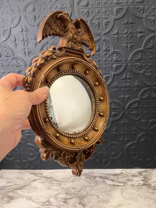 Syroco Bubble Style Mirror with Eagle