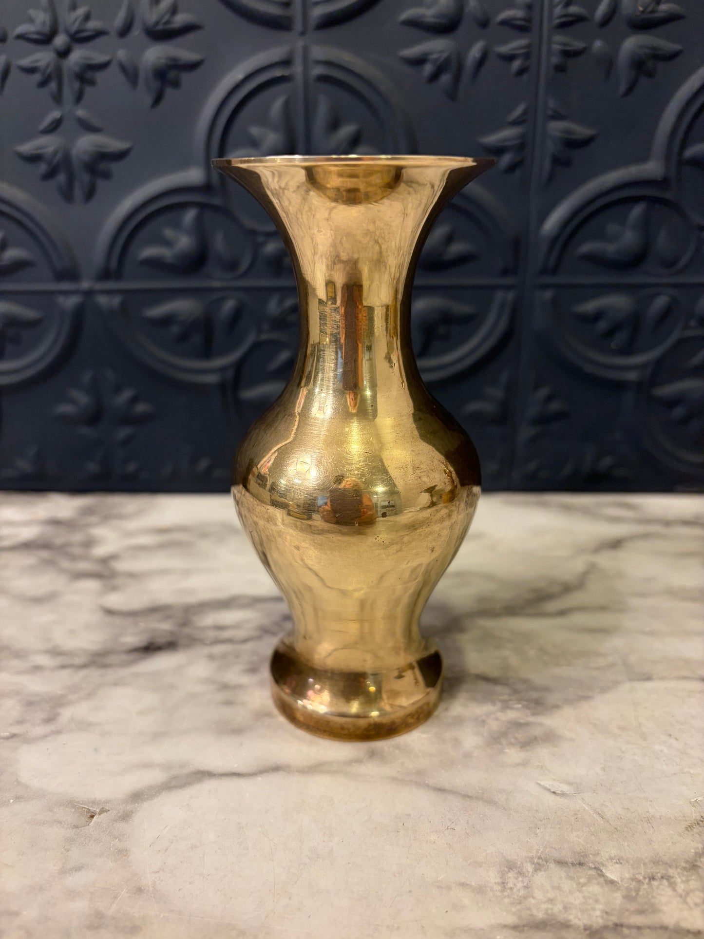4.5" Brass Bud Vase