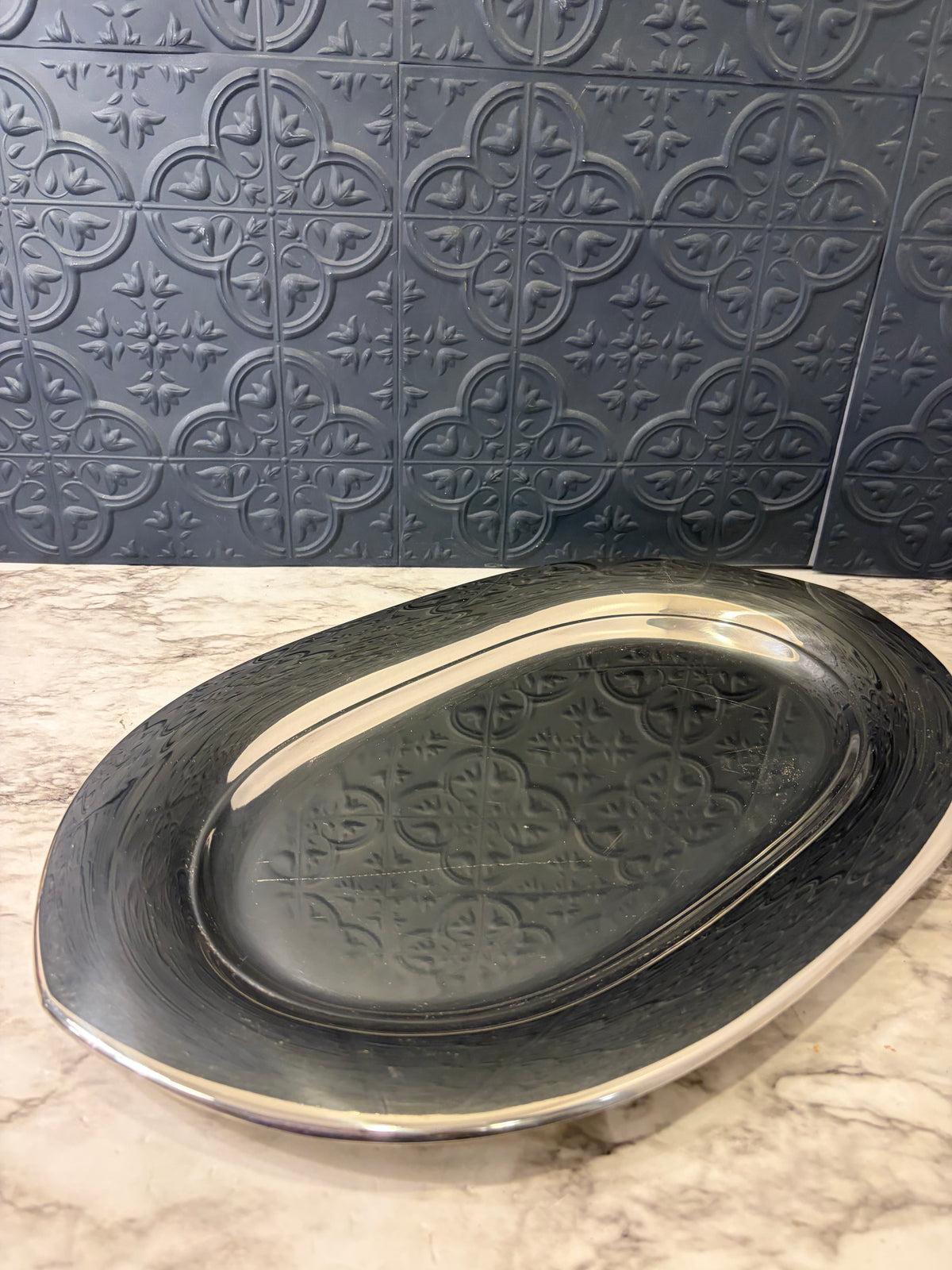 Vintage Farberware Stainless Steel Serving Tray
