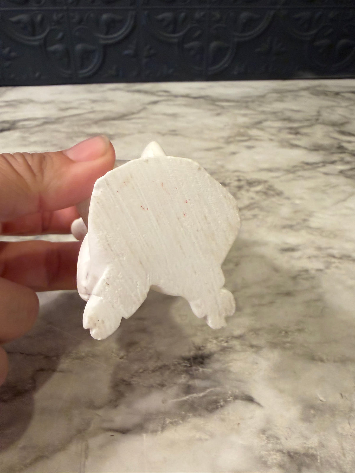 Alabaster Scotty Dog Up