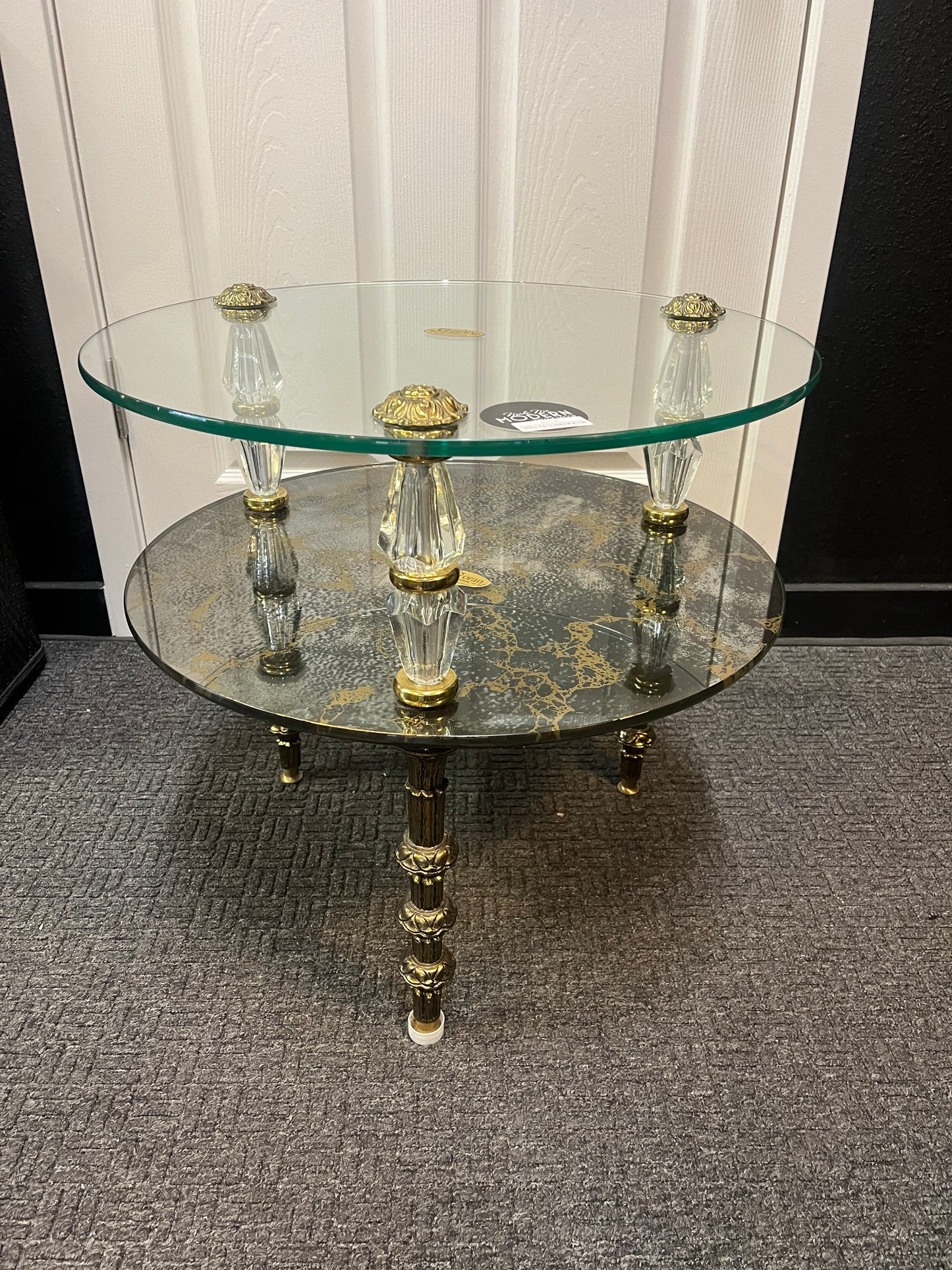 Goran of Belgium Hollywood Regency Side Table