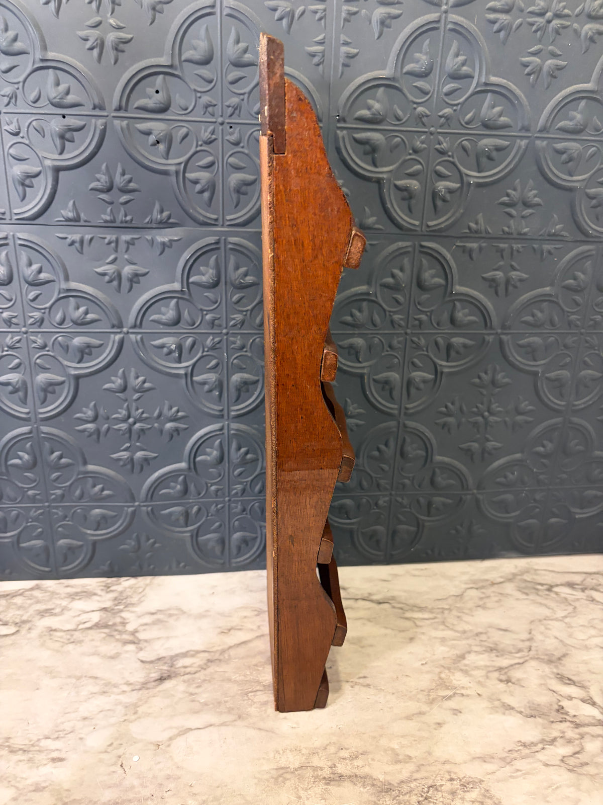 Wood Letter Organizer with rooster