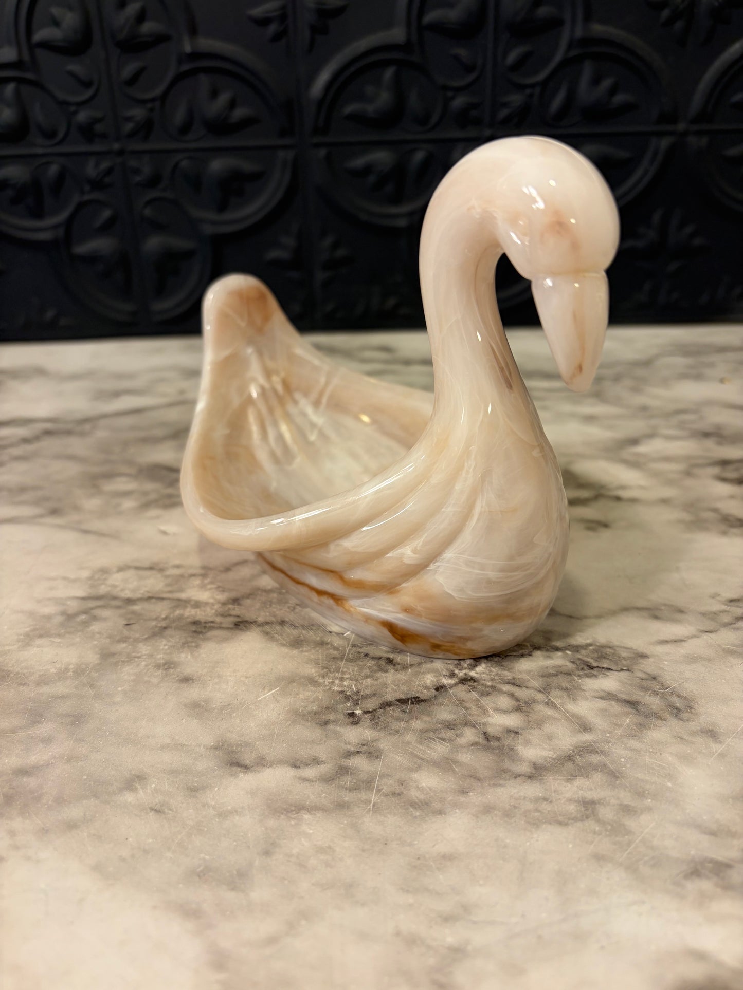 Small Plastic Swan Dish