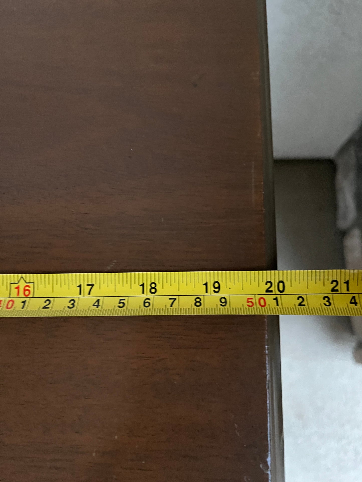 Side Table with Lower shelf Contemporary Style