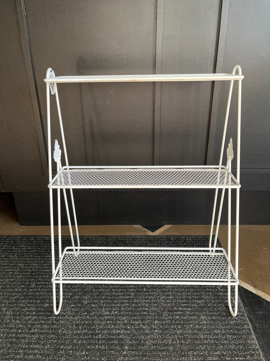 White Wire Plant Stand