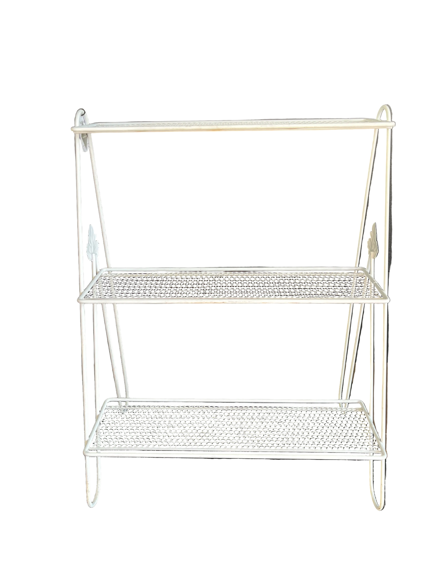 White Wire Plant Stand