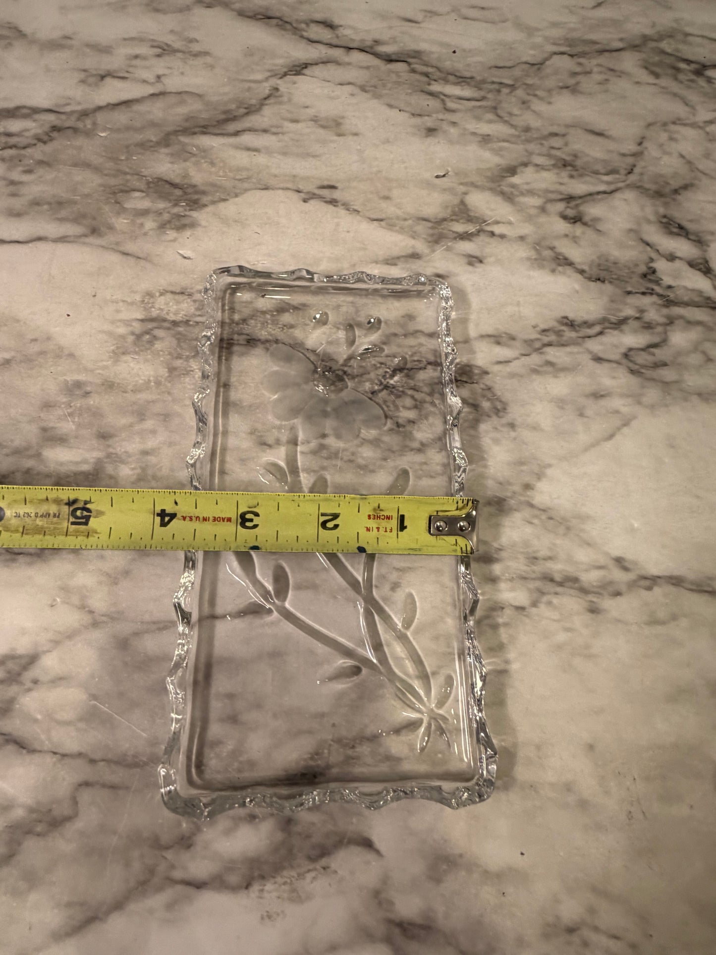 Rectangle Glass Plate Princess House