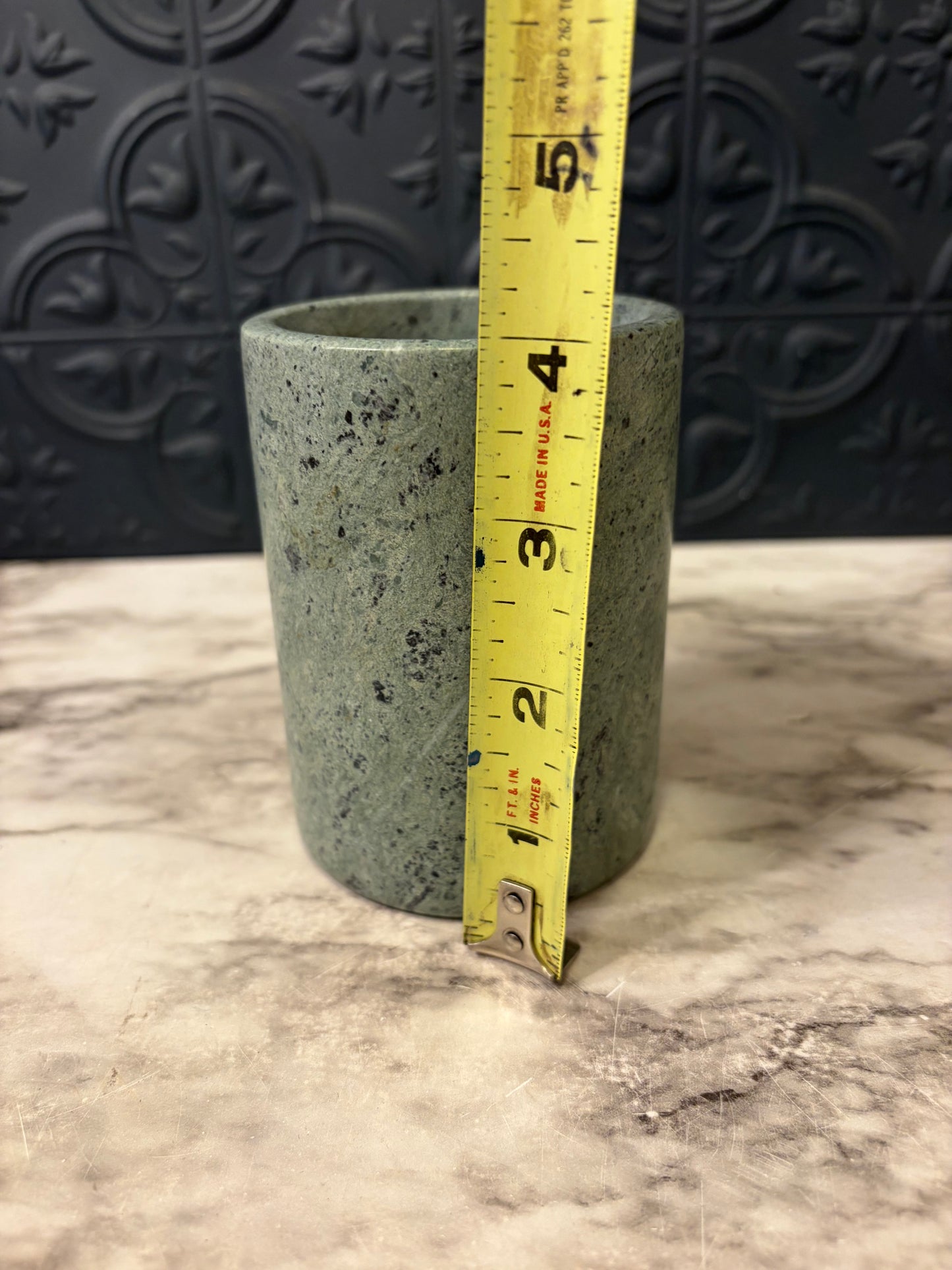 Small Green Marble Tumbler