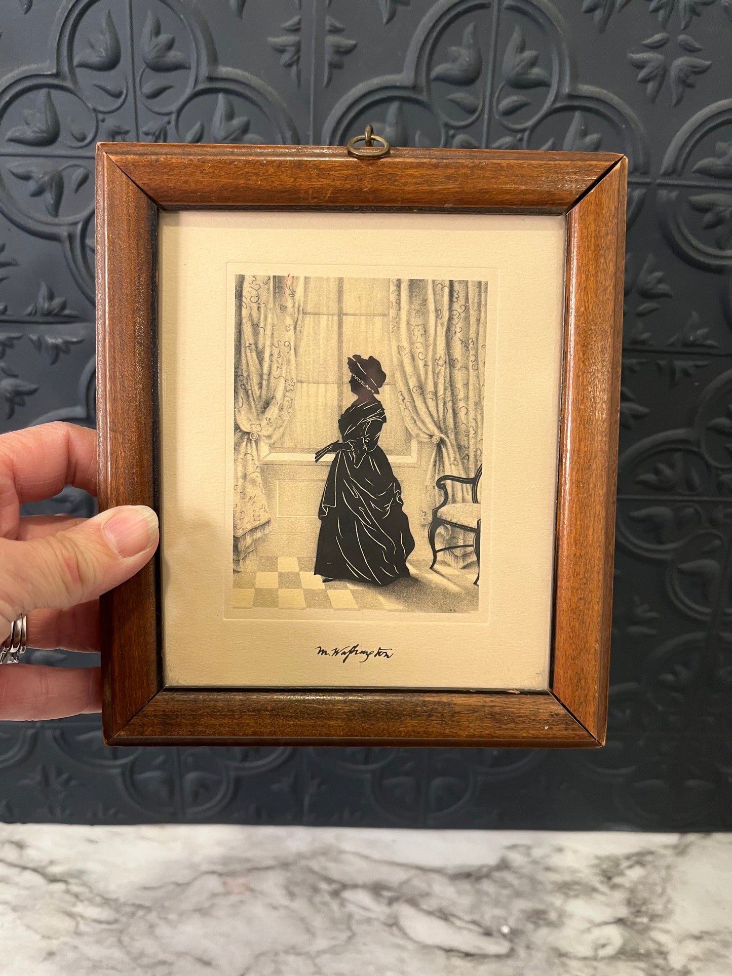 M. Washington by Window