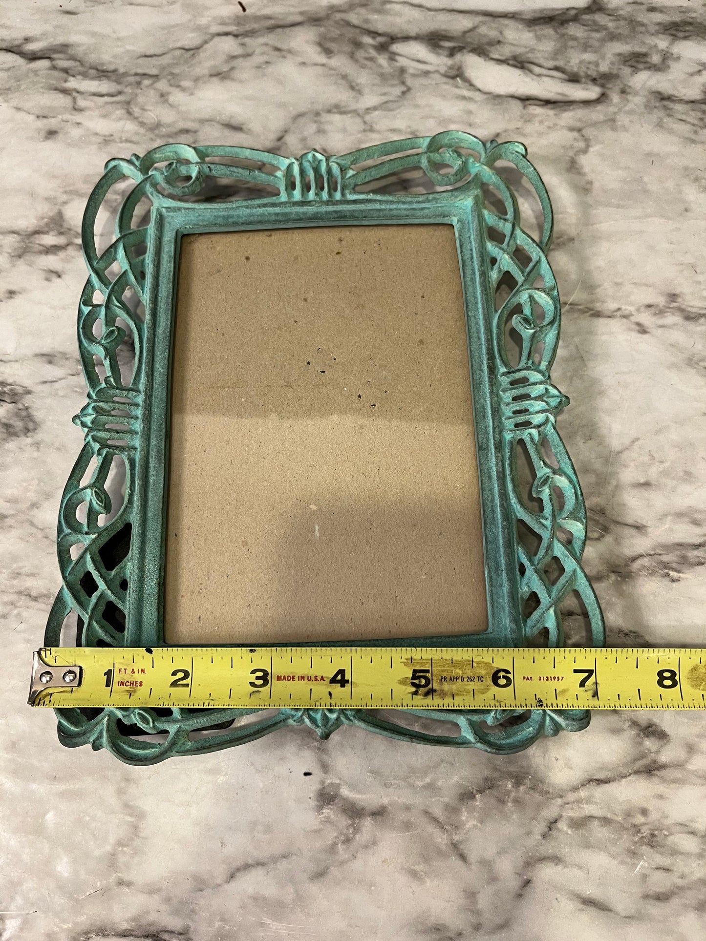Turquoise Metal Frame
