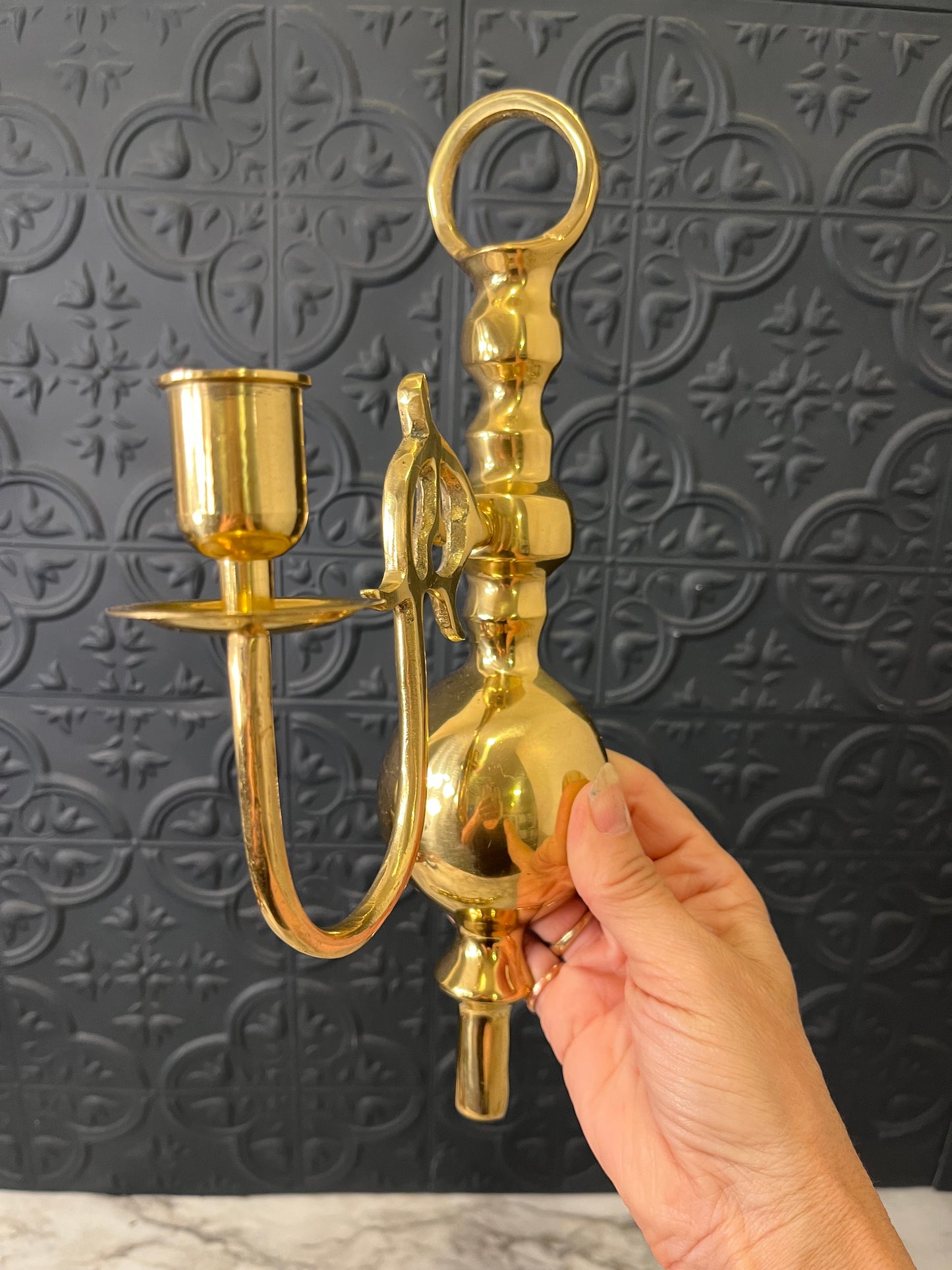 Vintage Solid Brass Wall Sconce Bulb Base