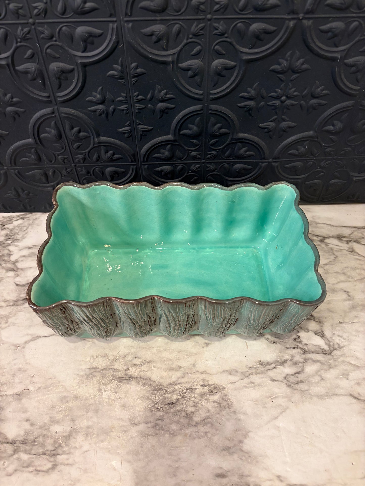 Mid Century Aborn California Turquoise Pot