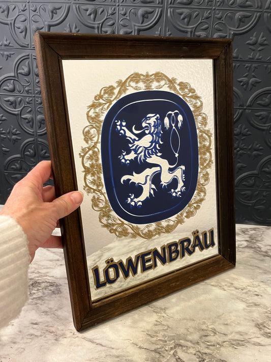 Lowenbrau Mirror Sign